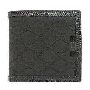 Gucci 150413 Outlet GG Bifold Wallet Nylon Women's GUCCI
